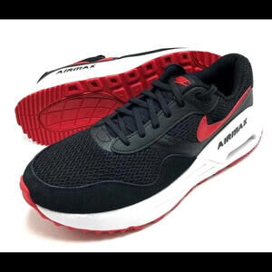 Nike Men Nike Air Max System Black Red DM9537 005 Shoes Sneaker Size 11 New